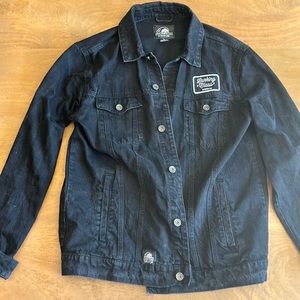 Sketchy tank denim jacket